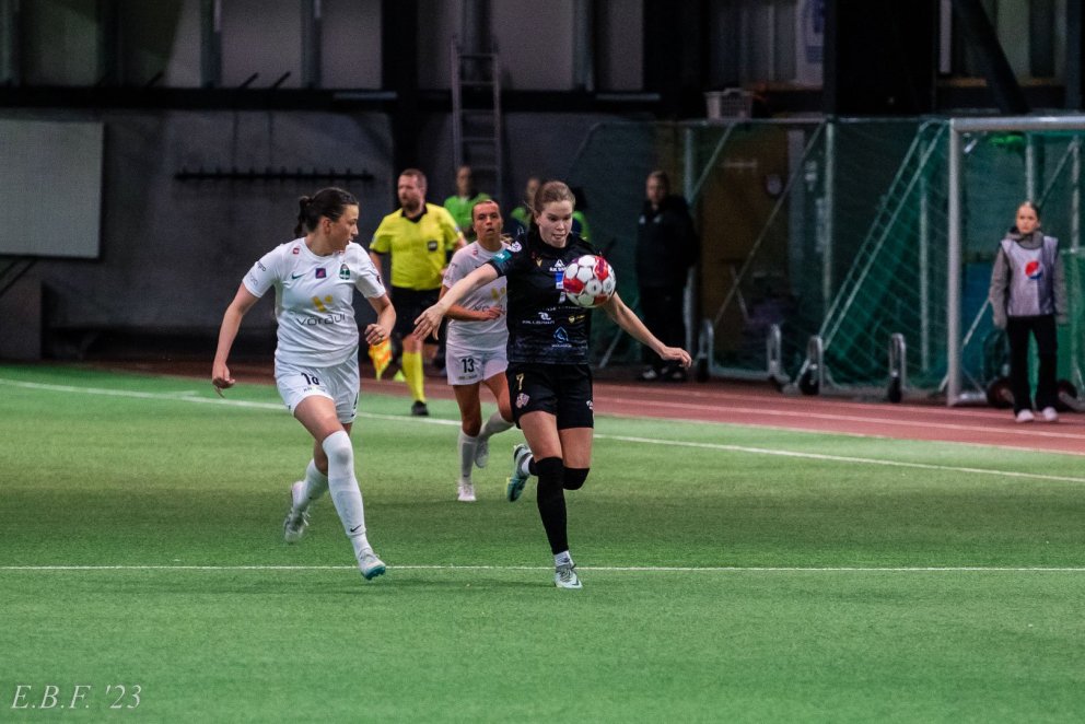 Amalía í leik með Þór/KA gegn Breiðabliki síðastliðið vor. Mynd: Egill Bjarni Friðjónsson.