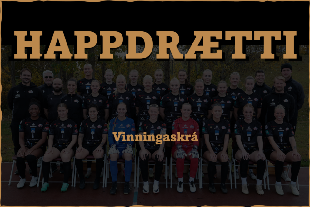 Búið að draga í happdrættinu