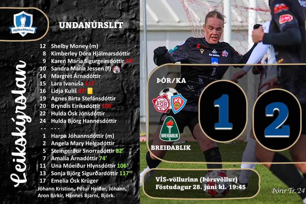 Bikardraumurinn úti þrátt fyrir góða frammistöðu