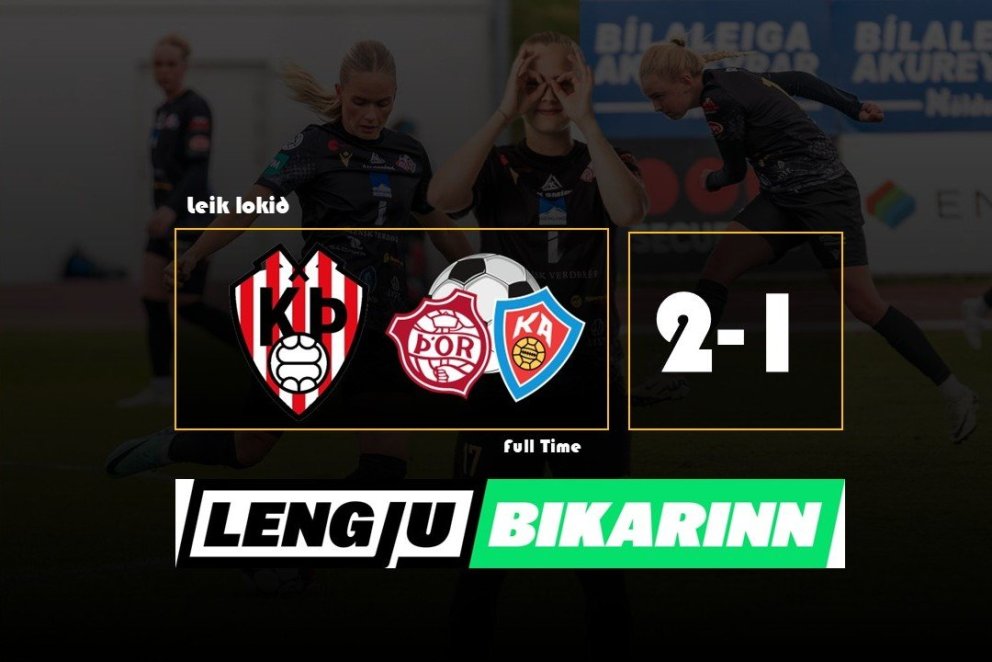 Emelía Ósk Krüger skoraði eina mark liðsins gegn Þrótti eftir sendingu frá Margréti Árnadóttur.