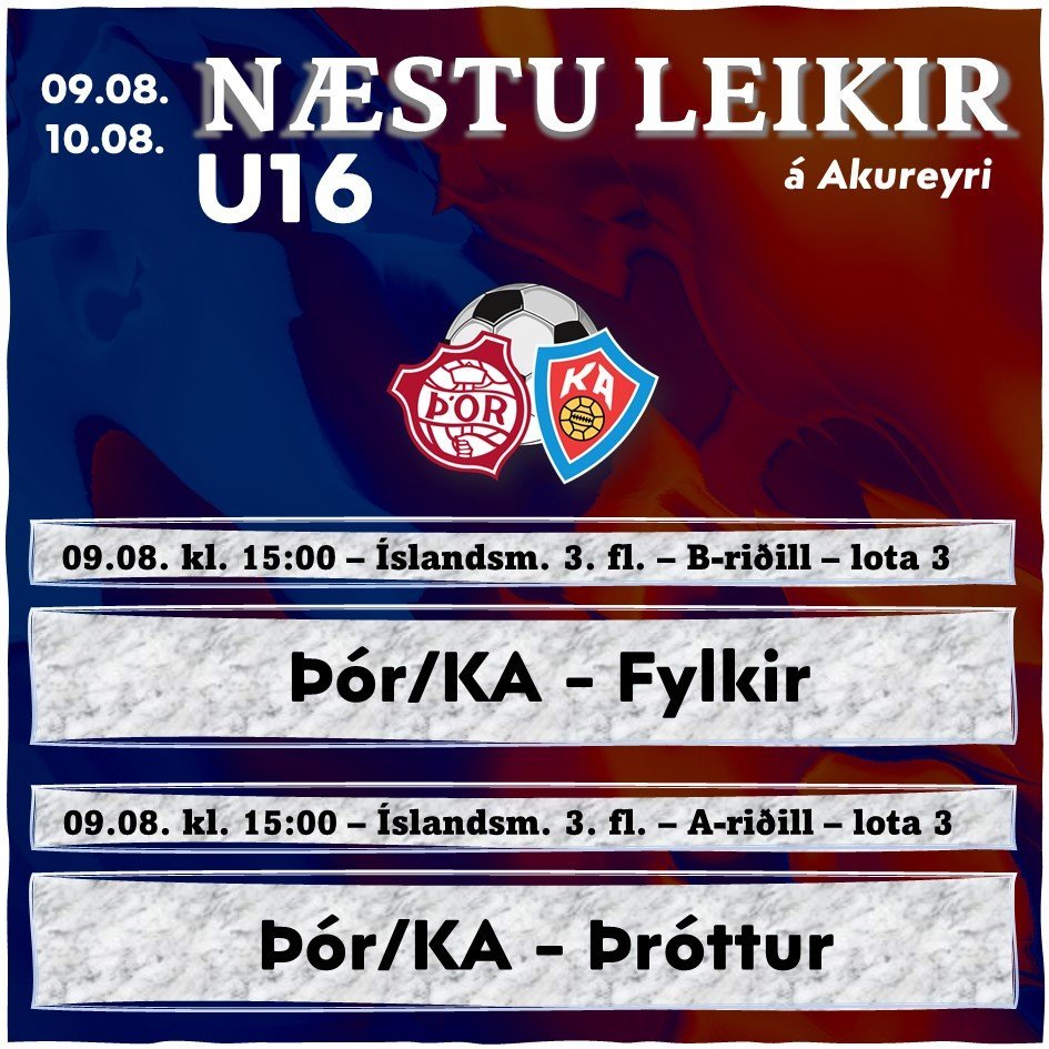 Þriðja lota að hefjast hjá 3. flokki