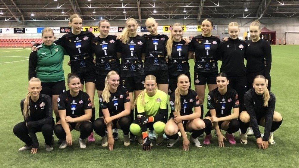 Þór/KA/Völsungur/THK í leik gegn FHL á Reyðarfirði í vor.