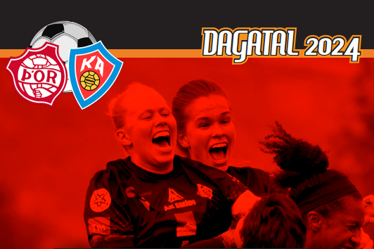 Efri hluti forsíðu dagatalsins.