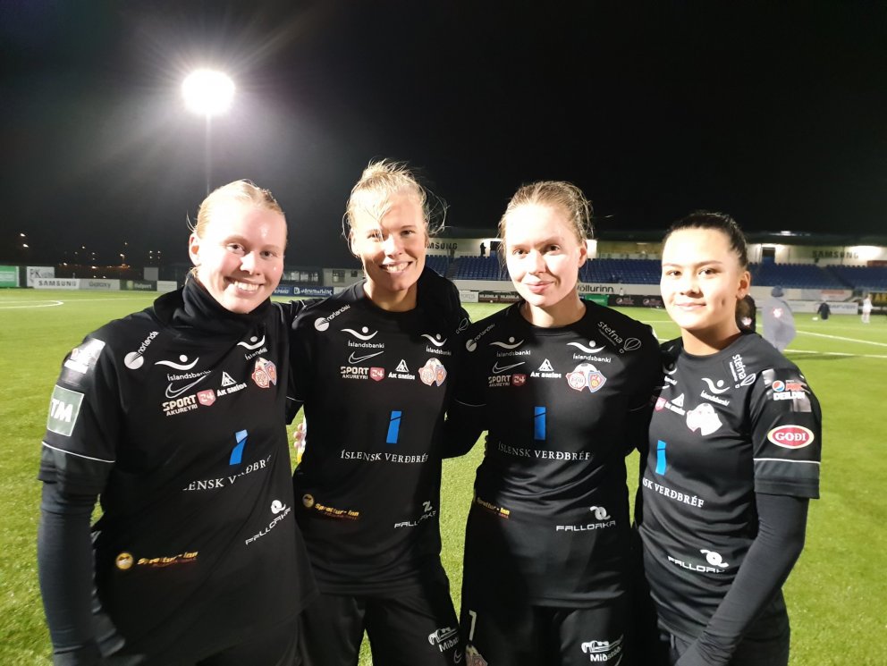 Markaskorarar í 4-1 sigri á Stjörnunni: Hulda Björg Hannesdóttir, Hulda Ósk Jónsdóttir, Margrét Árna…
