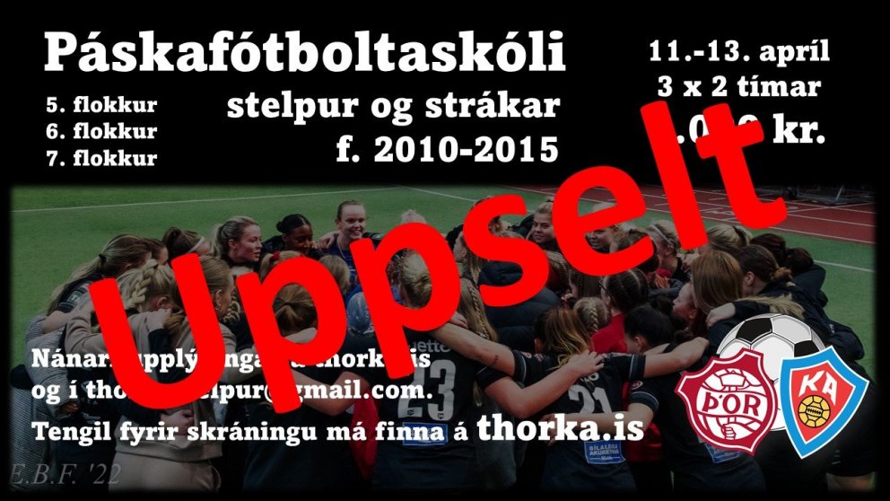 Páskafótboltaskóli með Þór/KA
