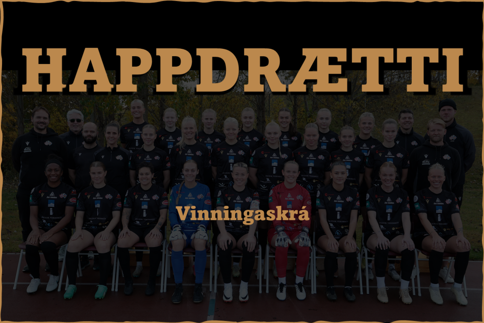 VINNINGASKRÁ - Happdrætti meistaraflokks vegna æfingaferðar