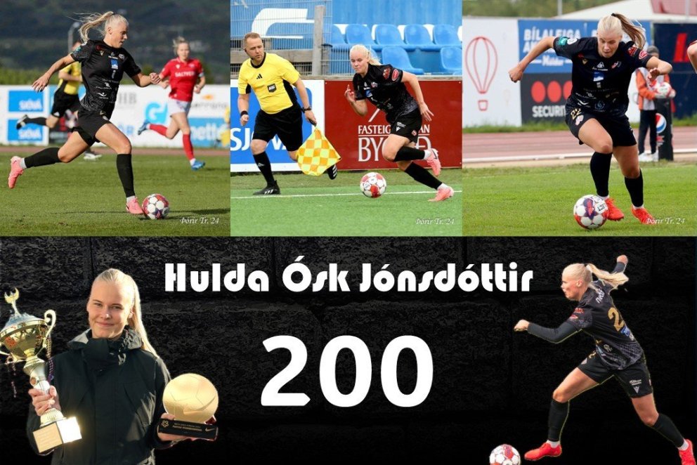 Hulda Ósk Jónsdóttir í leikjum með Þór/KA. Myndir: Þórir Ó. Tryggvason (úr leikjum) og Skapti Hallgr…