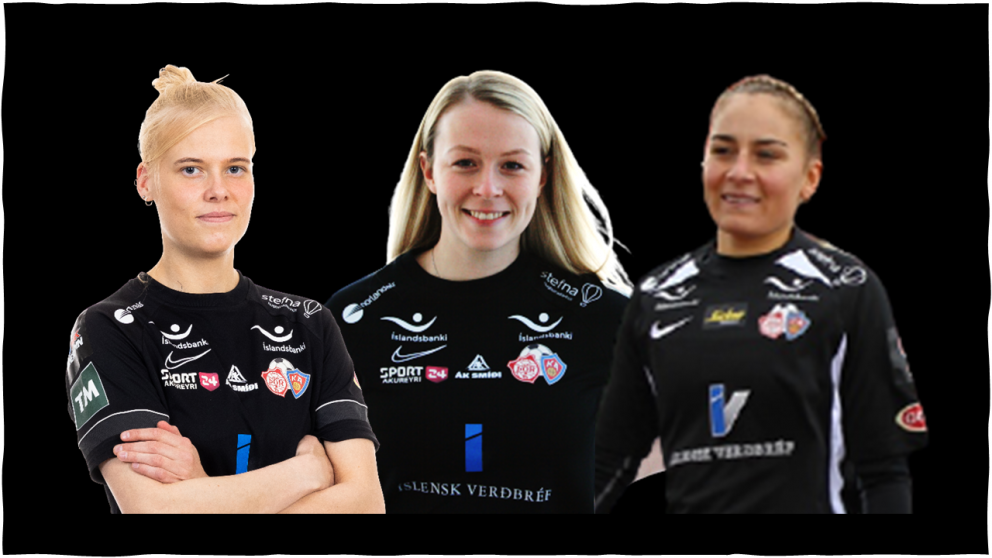 Hulda Ósk Jónsdóttir, Sandra María Jessen og Andrea Mist Pálsdóttir munu allar spila með Þór/KA í su…