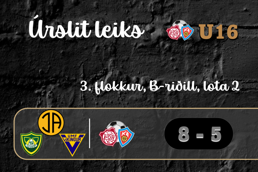 U16: Markaregn í tapi á Skaganum