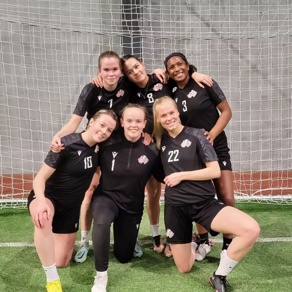 Sandra María Jessen (10) ásamt nokkrum af liðsfélögunum í Þór/KA.