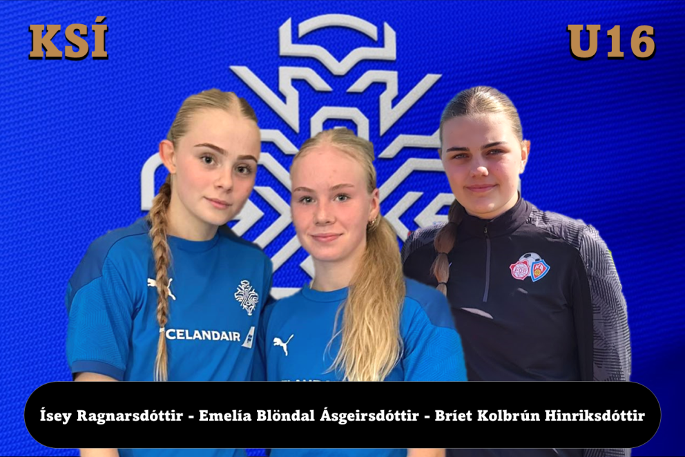 Ísey Ragnarsdóttir, Emelía Blöndal Ásgeirsdóttir og Bríet Kolbrún Hinriksdóttir.