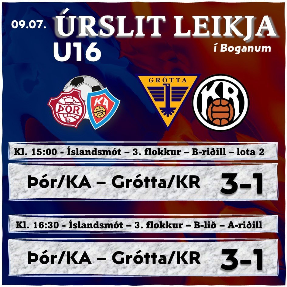 Vesturbæingar og Seltirningar sóttu ekki gull í greipar Akureyringa um helgina.