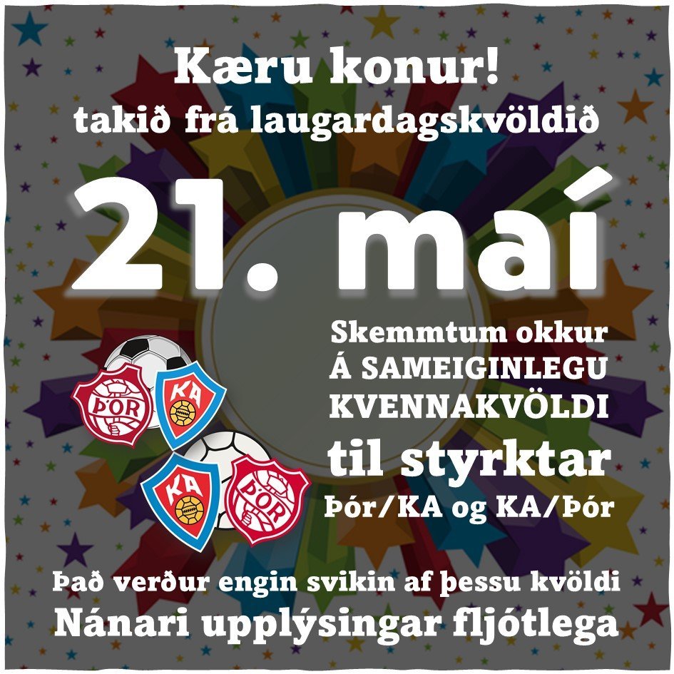 Kvennakvöld 21. maí