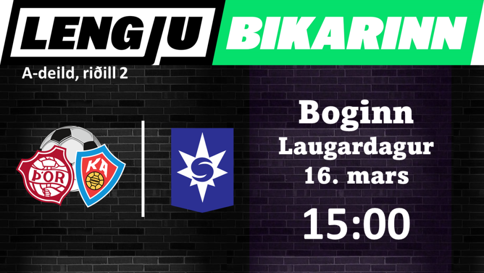 Lengjubikarinn: Tökum á móti Stjörnunni í dag