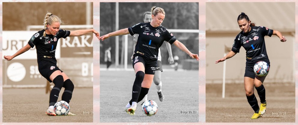 Markaskorarar kvöldsins: Margrét Árnadóttir, Sandra María Jessen og Kimberley Dóra Hjálmarsdóttir. M…