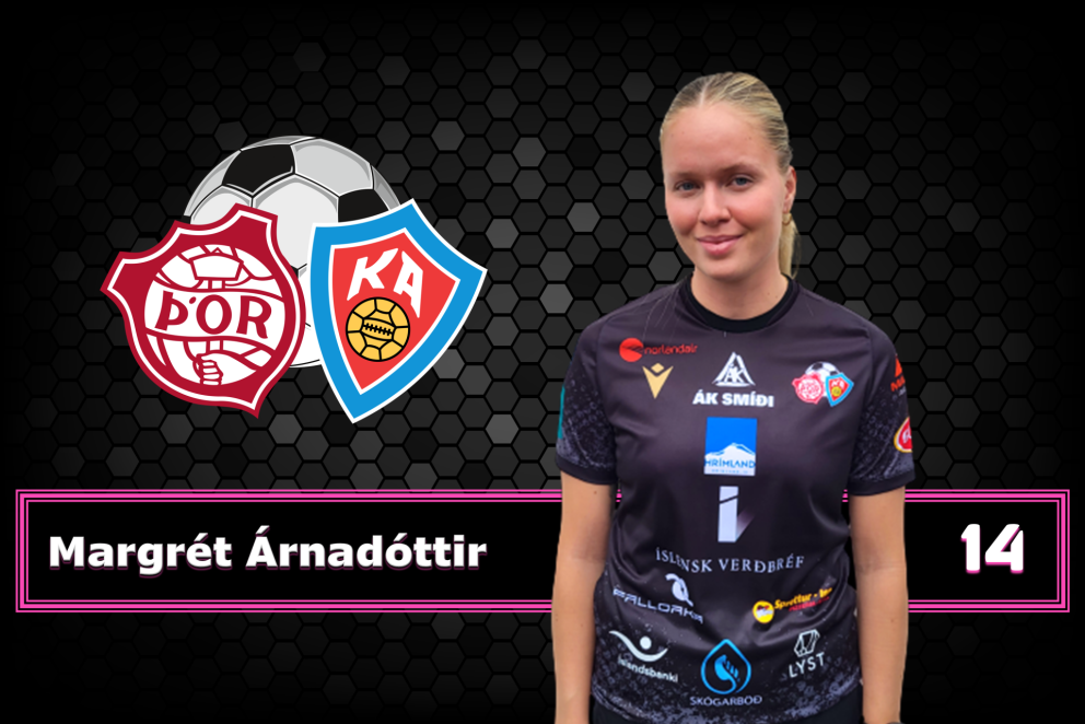 Margrét Árnadóttir mætt í Þór/KA-treyjuna aftur.