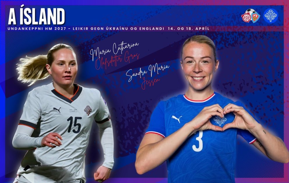 A-landsliðið: Tveir leikir á Laugardalsvelli í apríl