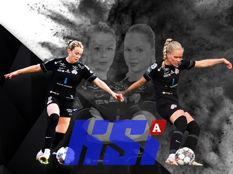 Sandra María Jessen og Margrét Árnadóttir.