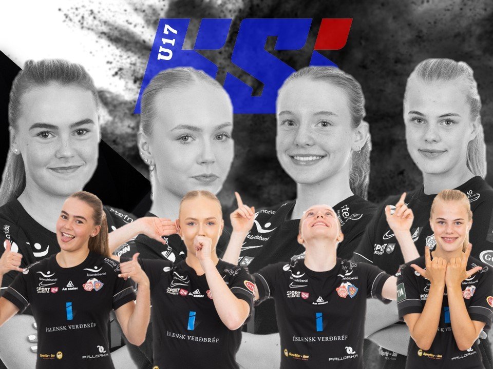 Bríet Jóhannsdóttir, Angela Mary Helgadóttir, Krista Dís Kristinsdóttir og Sonja Björg Sigurðardótti…