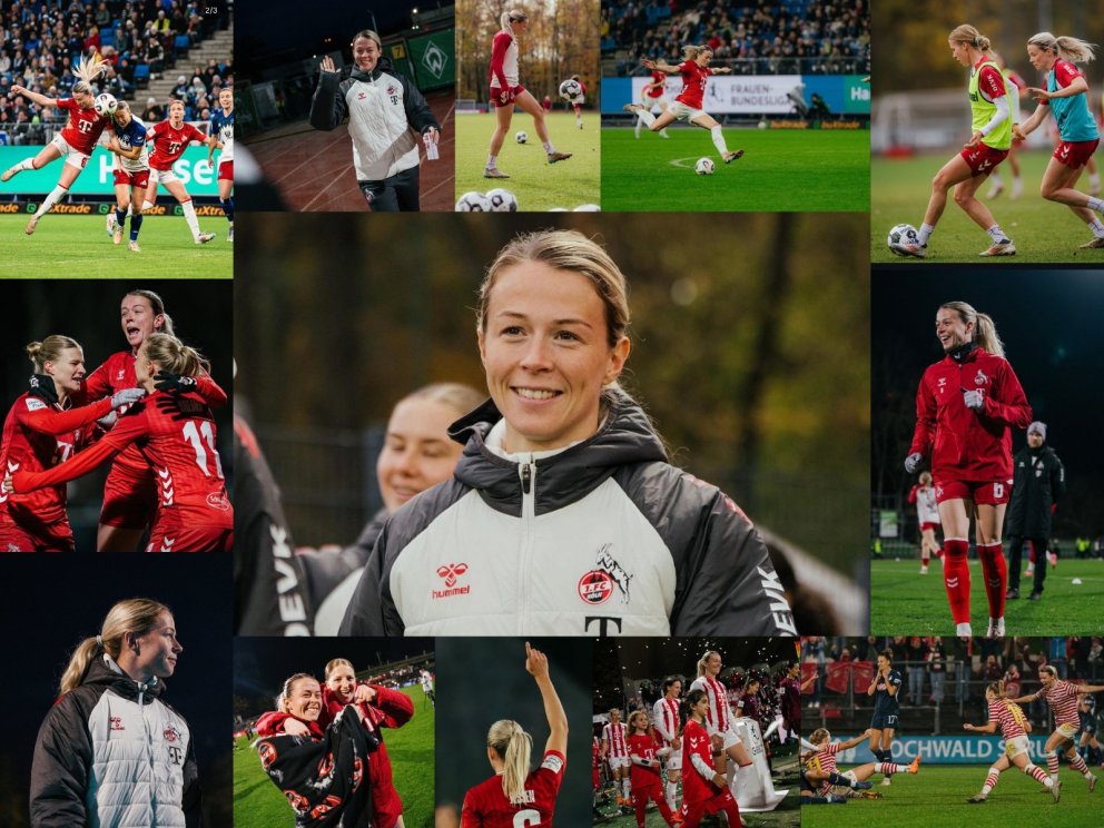 Samansafn mynda af Instagram-aðgangi Kölnarliðsins.