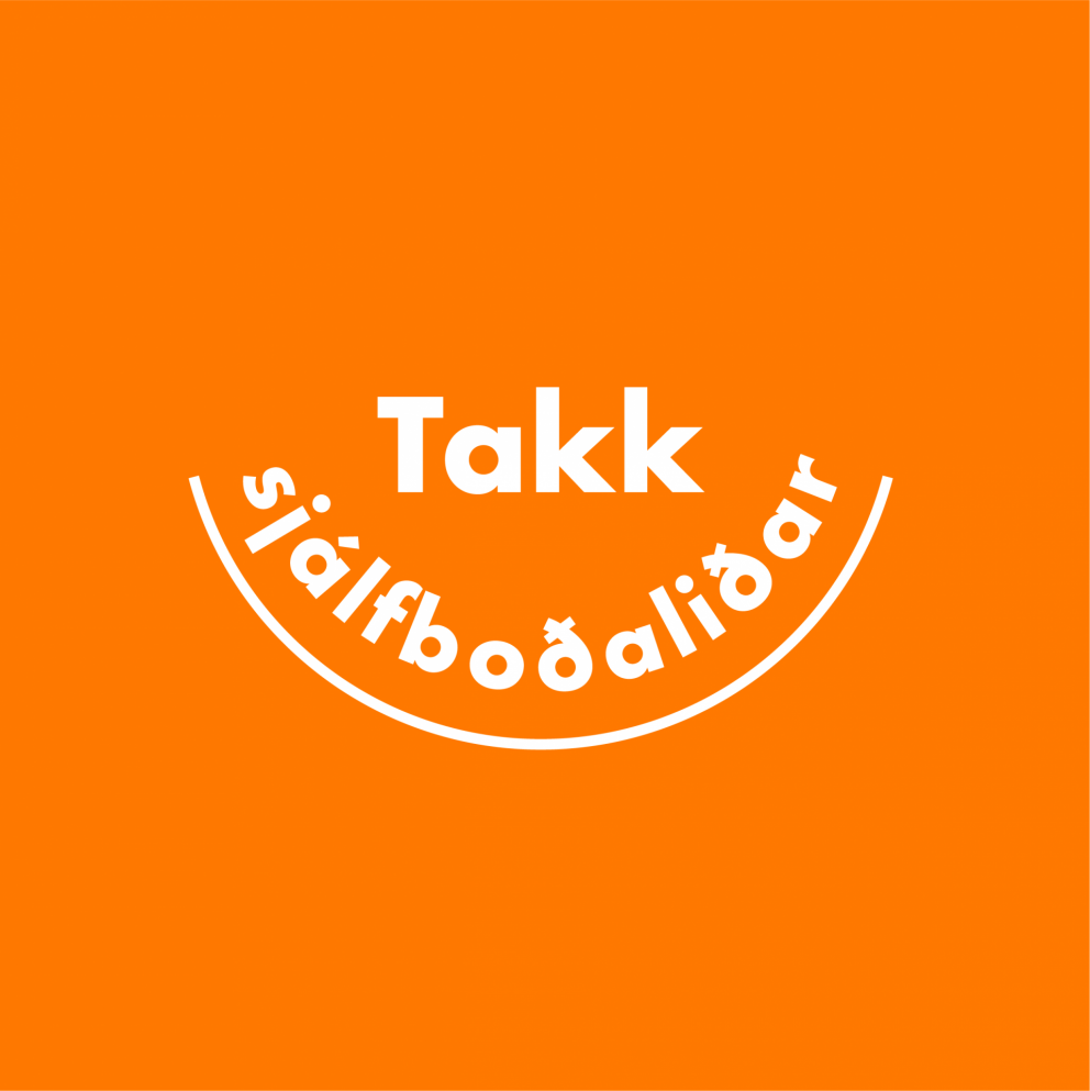 Bestu þakkir til sjálfboðaliða!