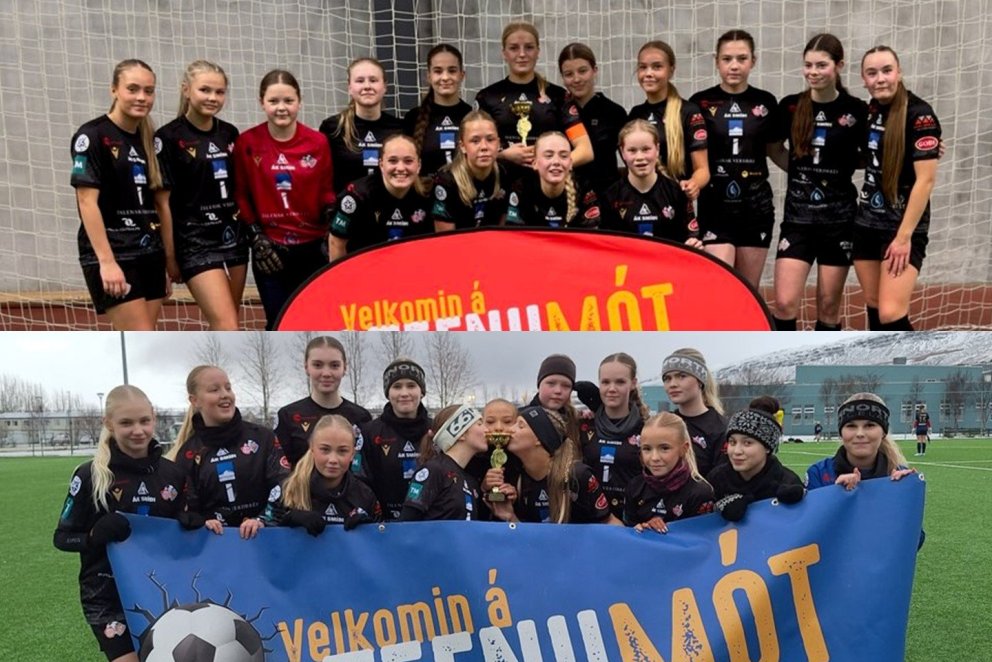 Stefnumótsmeistarar í A- og C-keppni. Nafnalista með myndunum má finna inni í fréttinni.