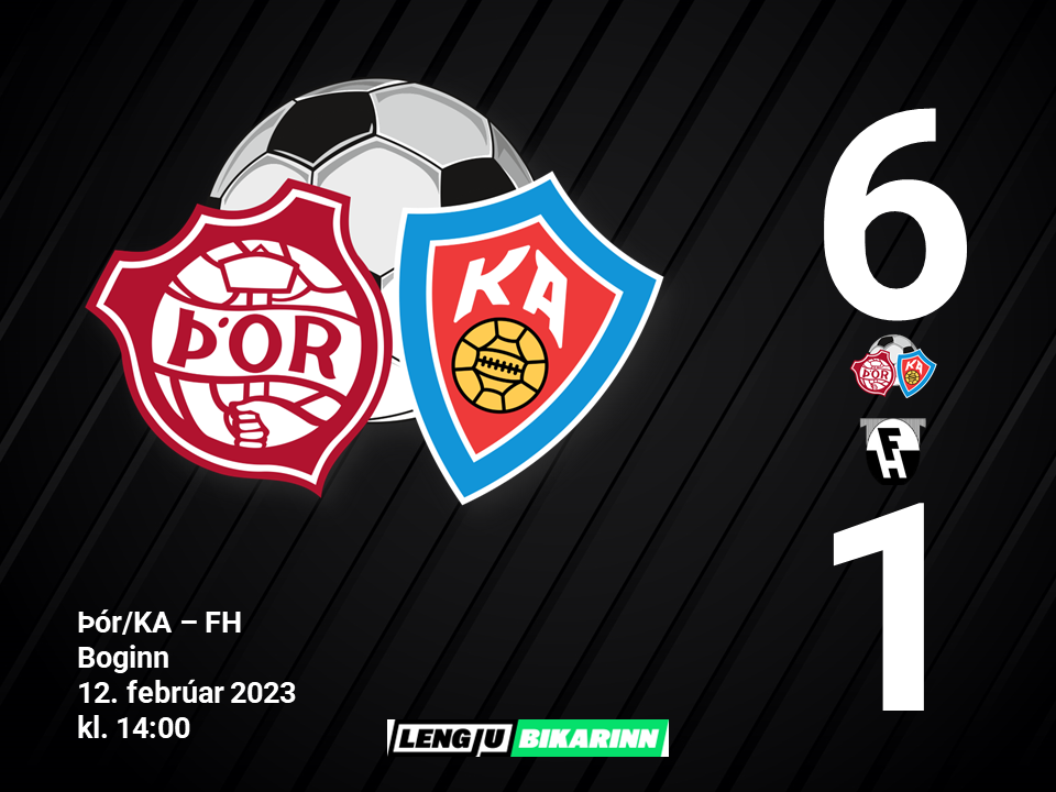 Lengjubikar: Stórsigur í fyrsta leik