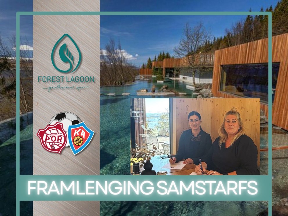 Íris Ósk Gísladóttir, sölu- og markaðsstjóri Skógarbaðanna, og Dóra Sif Sigtryggsdóttir, formaður st&hellip;