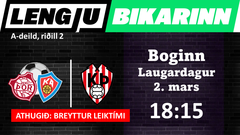 Lengjubikar: Þór/KA tekur á móti Þrótti í kvöld