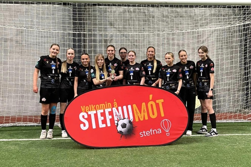 Þór/KA2 vann B-keppni Stefnumótsins um helgina.