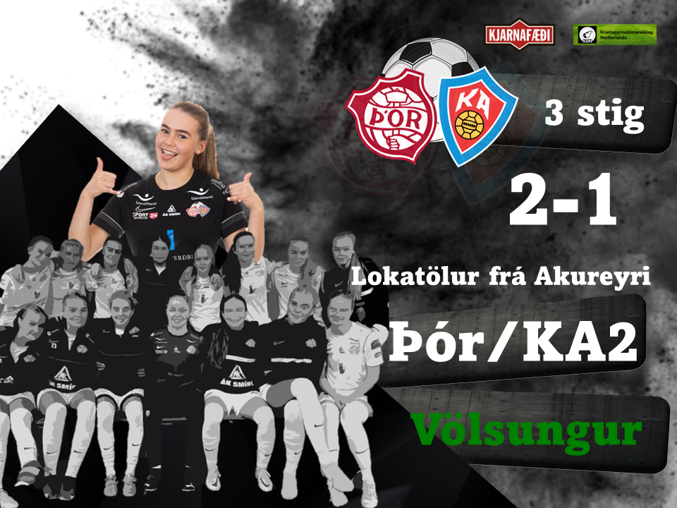 Sigurmark með síðustu spyrnu leiksins