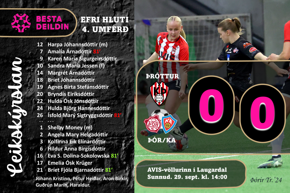 Besta deildin: Markalaust í Laugardalnum