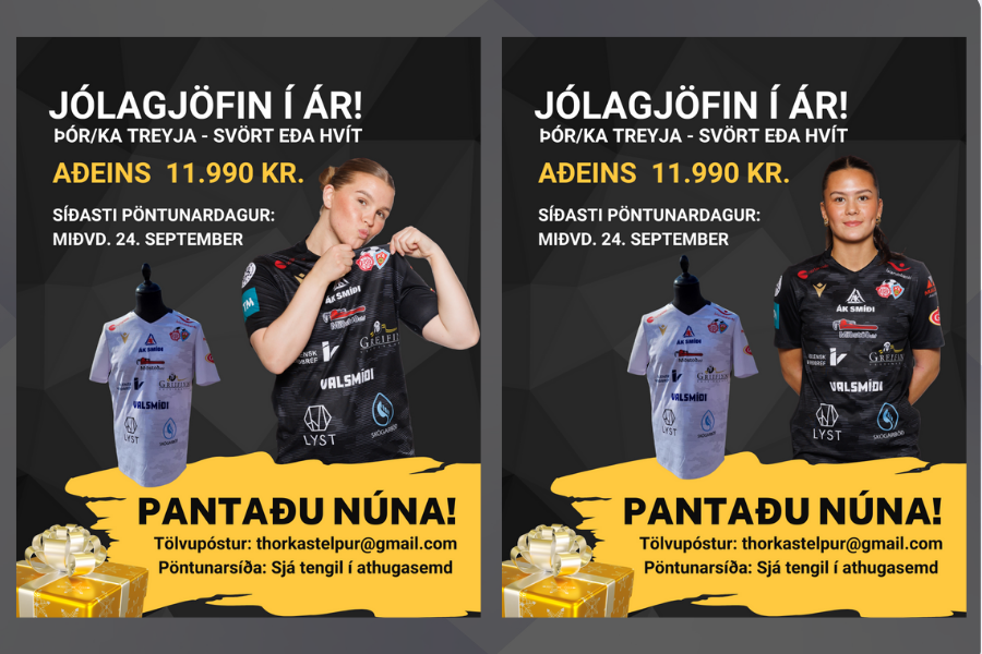 Treyjupöntun í boði - tilvalin jólagjöf!