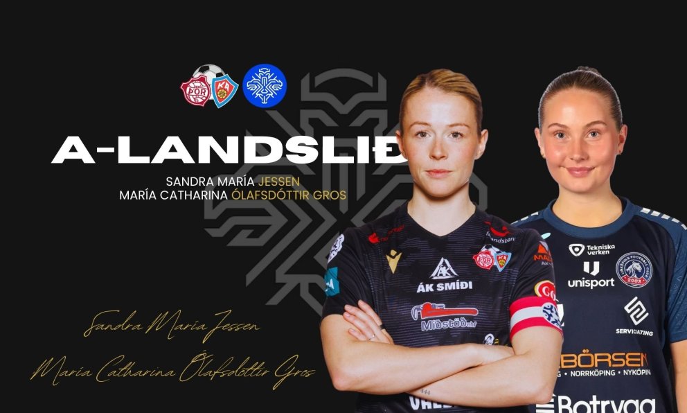 A-landsliðið: Sandra María og María Gros í hóp fyrir umspilsleiki