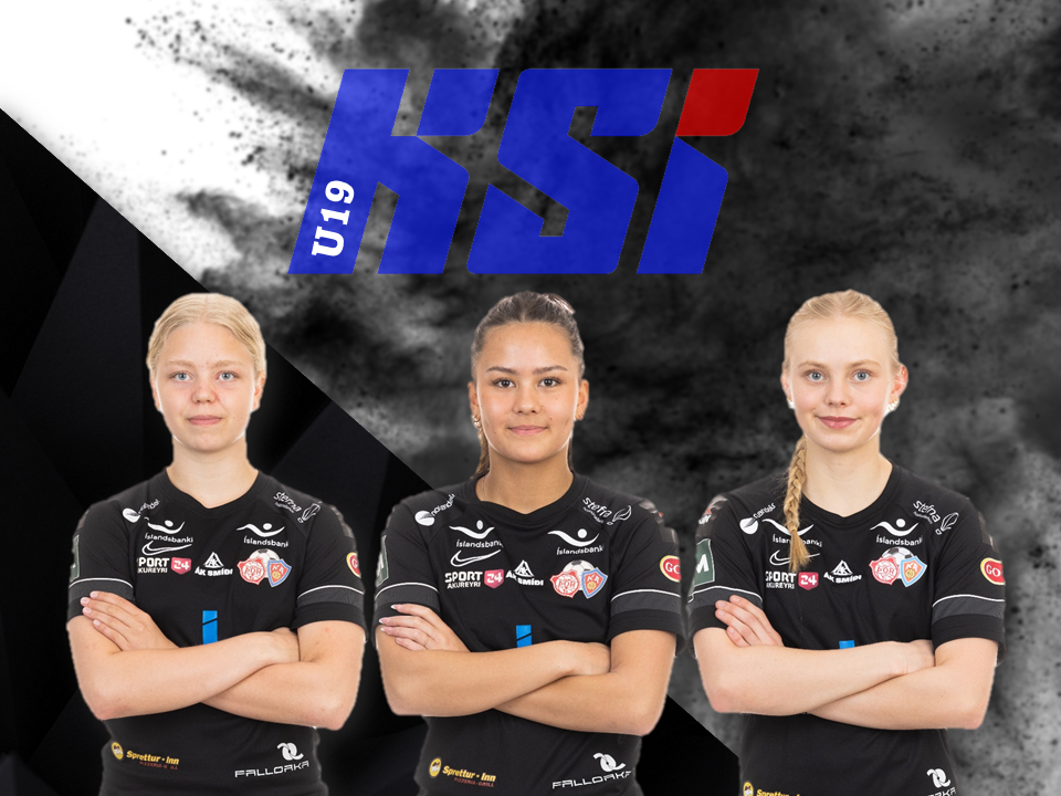 Ísfold Marý Sigtryggsdóttir, Kimberley Dóra Hjálmarsdóttir og Jakobína Hjörvarsdóttir.
