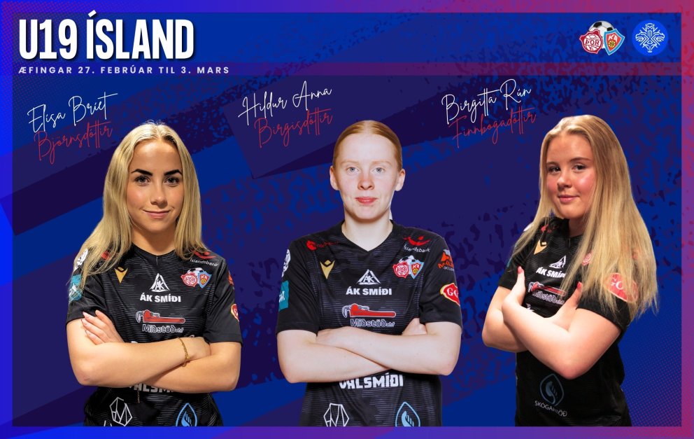 U19 landsliðshópur: Þrjár frá Þór/KA