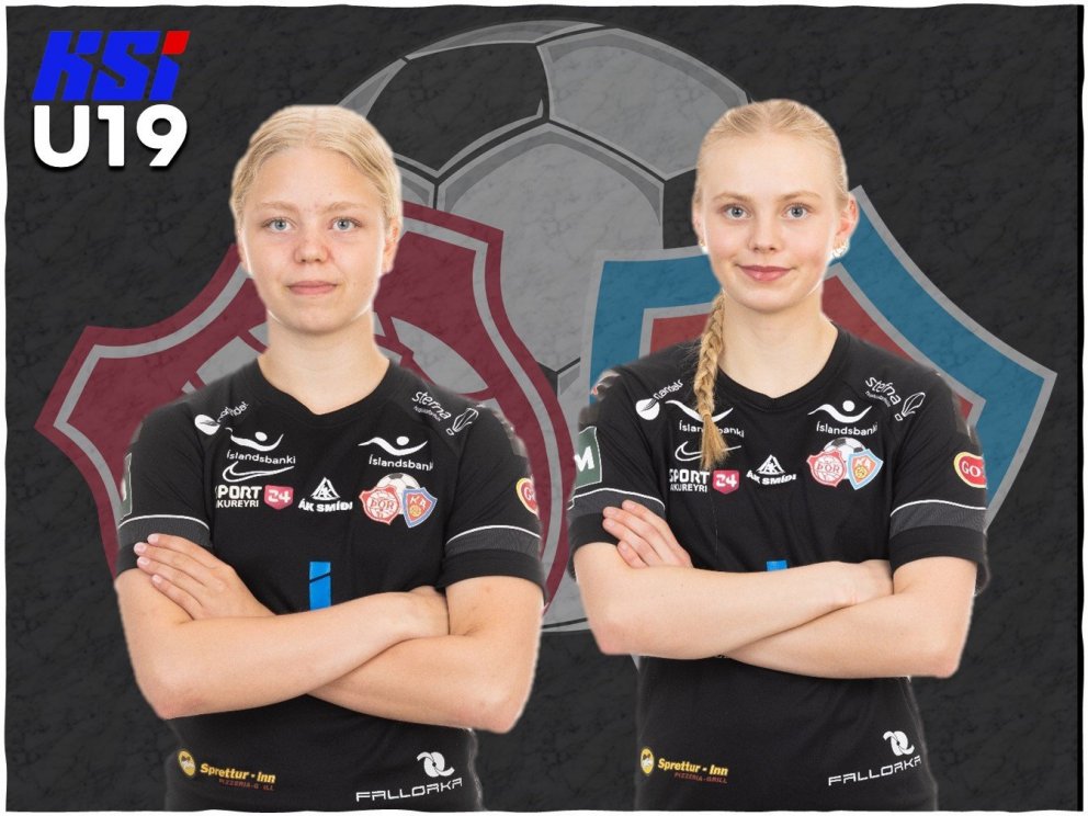 Ísfold Marý Sigtryggsdóttir og Jakobína Hjörvarsdóttir.