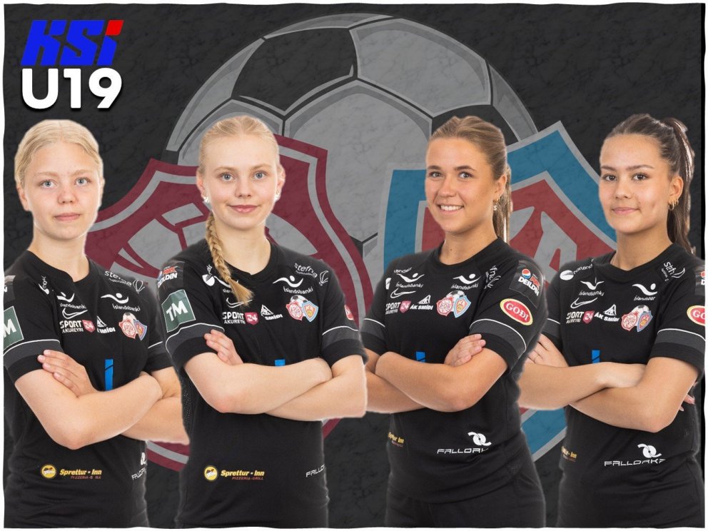 Ísfold Marý Sigtryggsdóttir, Jakobína Hjörvarsdóttir, Unnur Stefánsdóttir og Kimberley Dóra Hjálmars…
