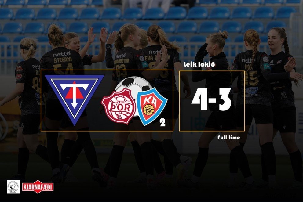 Naumt tap eftir mark í viðbótartíma