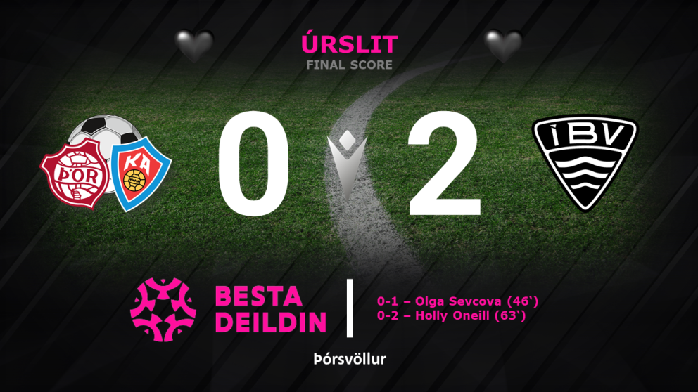 Færin nýttust ekki og tap gegn ÍBV
