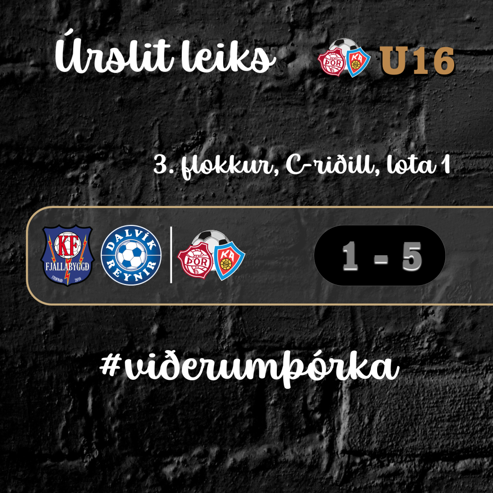 U16: Þrenna, tvenna og sigur gegn KF/Dalvík