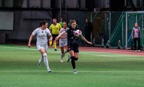 Amalía í leik með Þór/KA gegn Breiðabliki síðastliðið vor. Mynd: Egill Bjarni Friðjónsson.