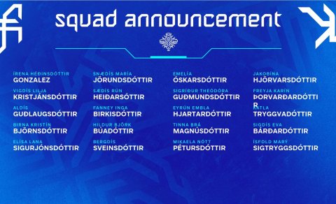 U19 hópurinn sem fer á lokamót EM U19. Mynd: KSÍ.