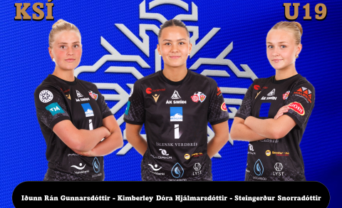 Iðunn Rán Gunnarsdóttir, Kimberley Dóra Hjálmarsdóttir og Steingerður Snorradóttir eru á leið í verk…