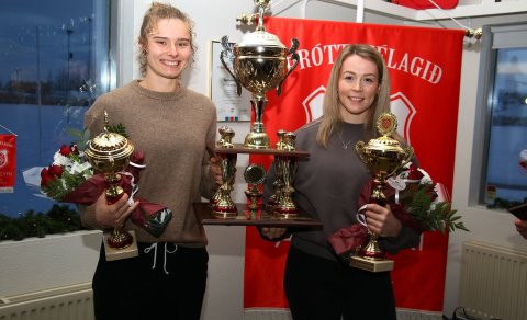 Maddie Sutton og Sandra María Jessen, íþróttakonur Þórs 2023.