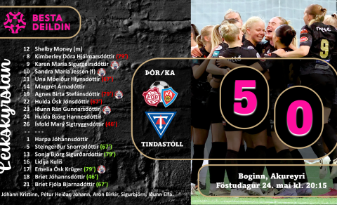 Besta deildin: Fimm marka sigur, fimm skoruðu