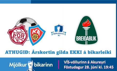 Mjólkurbikarinn: Undanúrslitaleikur á VÍS-vellinum í kvöld