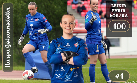 Harpa komin í 100 leiki fyrir Þór/KA