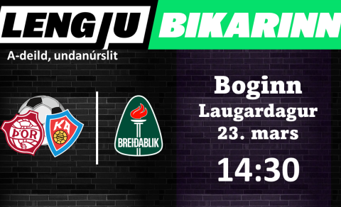 Lengjubikar: Undanúrslitaleikur í Boganum á morgun