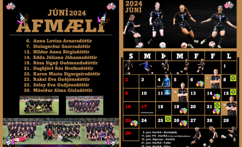 Júní - afmæli og leikir